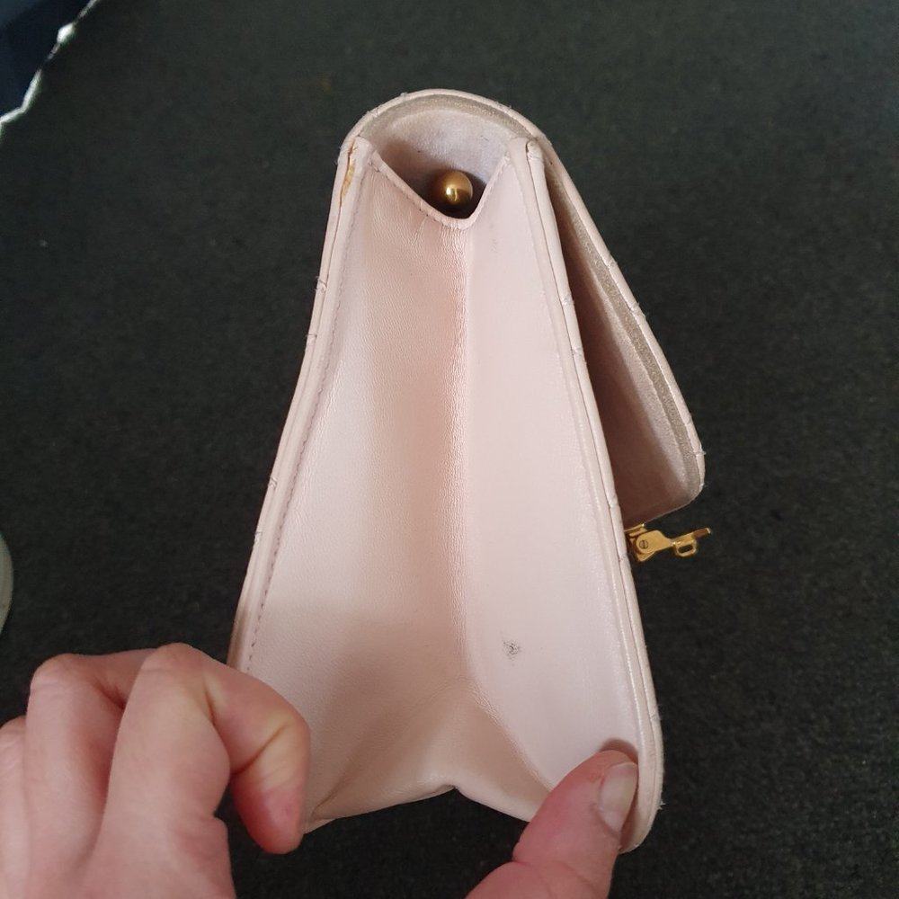Soft Pink Dioraddict Leather Bag - Picture 11 of 14